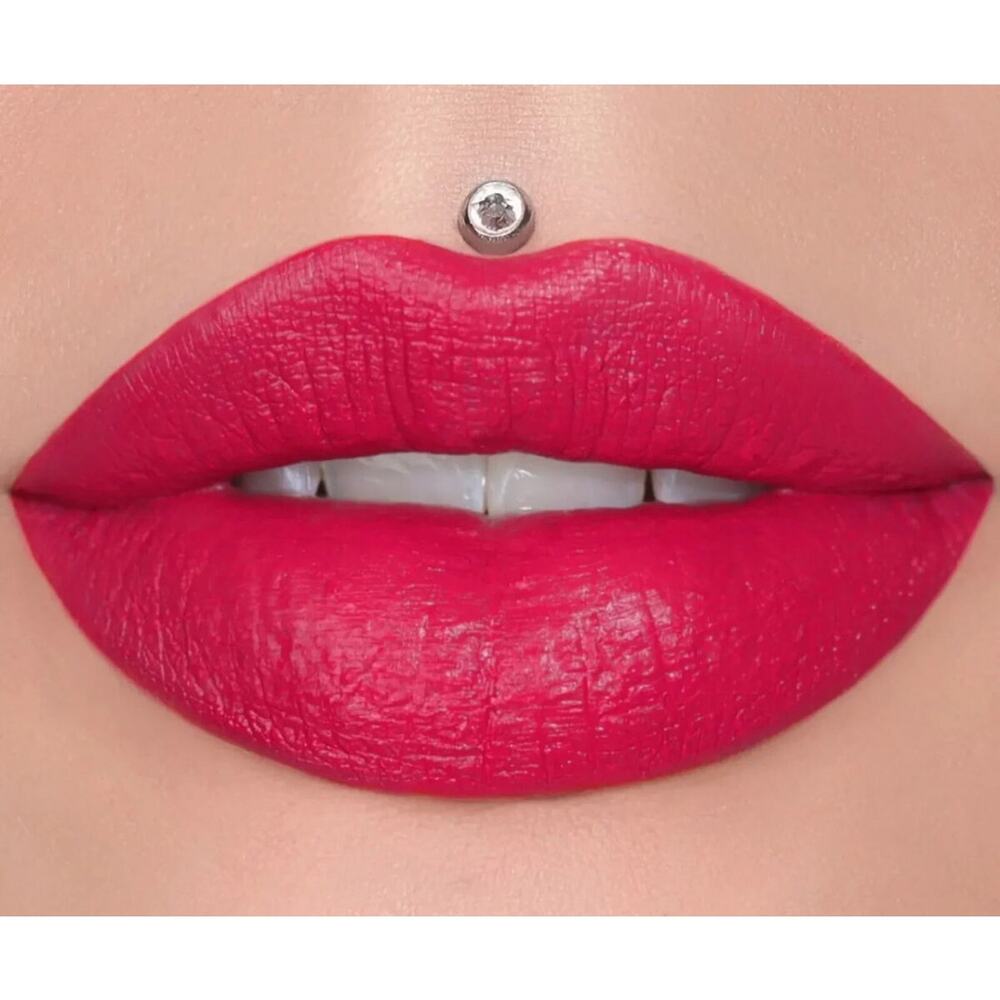 Jeffree Star Velvet Trap Matte Lipstick (Pink Box) Cherry Wet